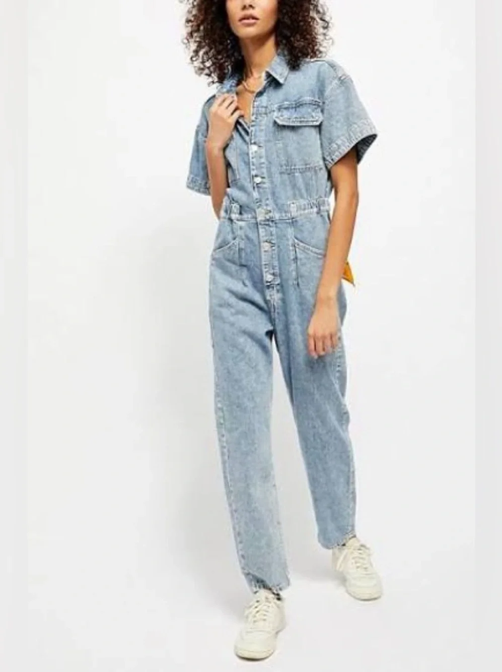 Marci Free People Denim Jumpsuit